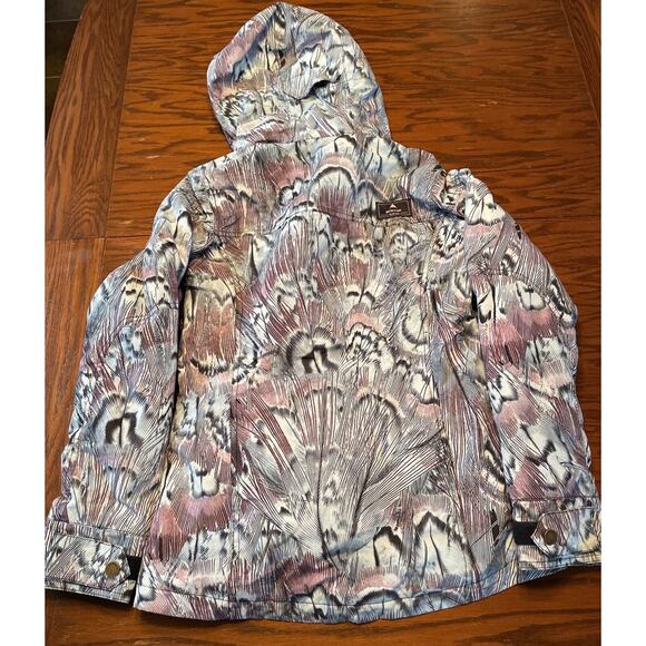 Burton Jet Set DryRide Feather Feathers Women's Ski Jacket XS Blue Snow Coat - Picture 5 of 6